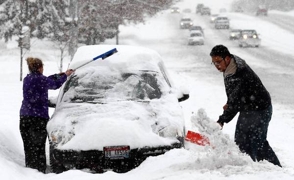 Ekstremna snežna oluja u Juti (Foto: Nick Short, Associated Press)